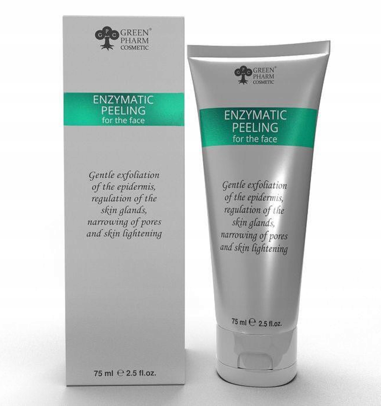 Green Pharm COSMETICS_Enzymatic Peeling – enzymatický peeling na obličej 75 Ml