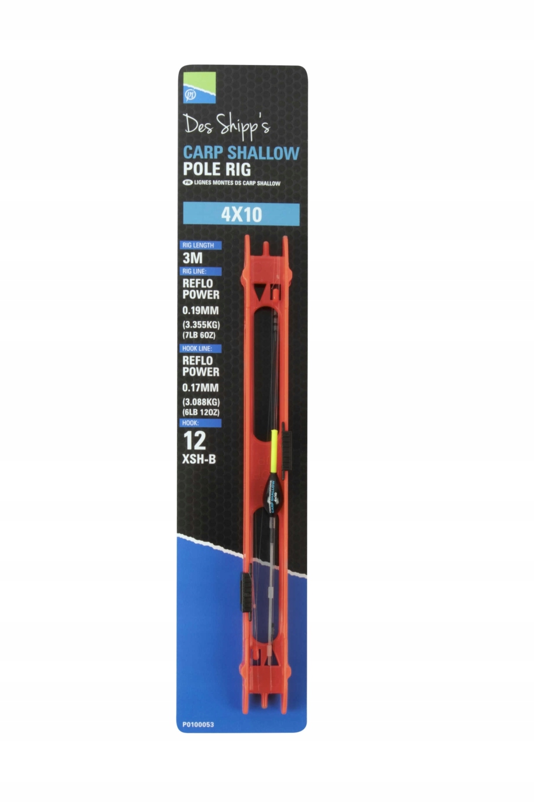 Preston Zestaw Des Shipp Pole Rig ShallowCarp 4x14