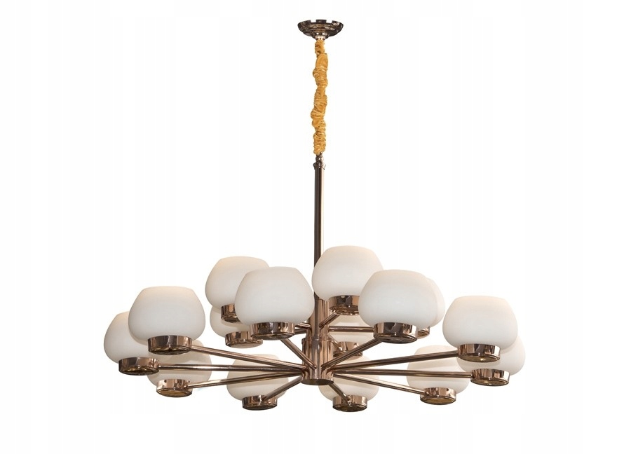 Lampa Simone 80328/B10+5 medená, 15 tienidiel