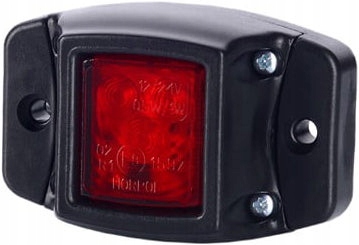 

Lampa Obrysowa Podstawa Guma Czerwona 3 Led