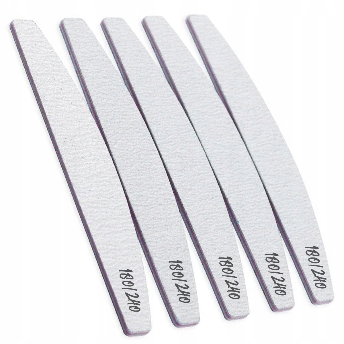 

5x Pilnik do paznokci Łódka 180/240 zebra 5szt