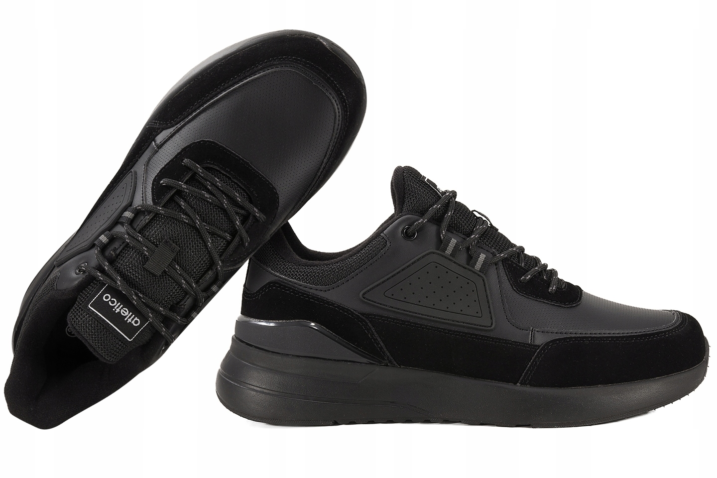 Atletico VB17395 Sportovní Boty Pánské Tenisky Pu černé 43 Černá