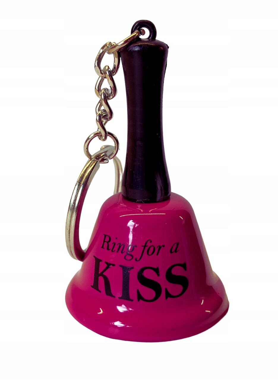 

Breloczek dzwonek różowy Ring For A Kiss