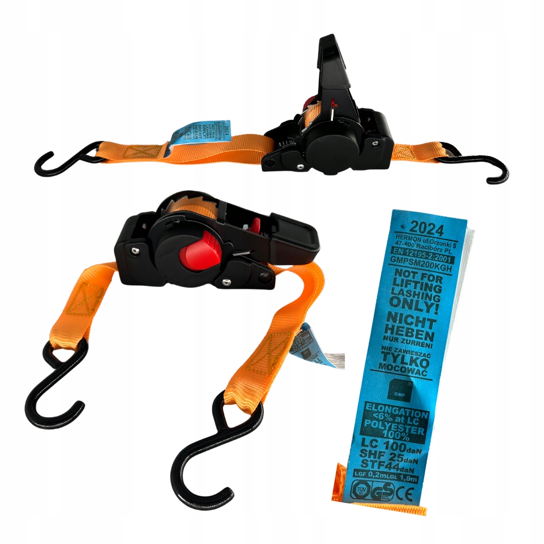 Pas samozwijający transportowy 2m automatyczny 18mm 200kg pasy transportowe