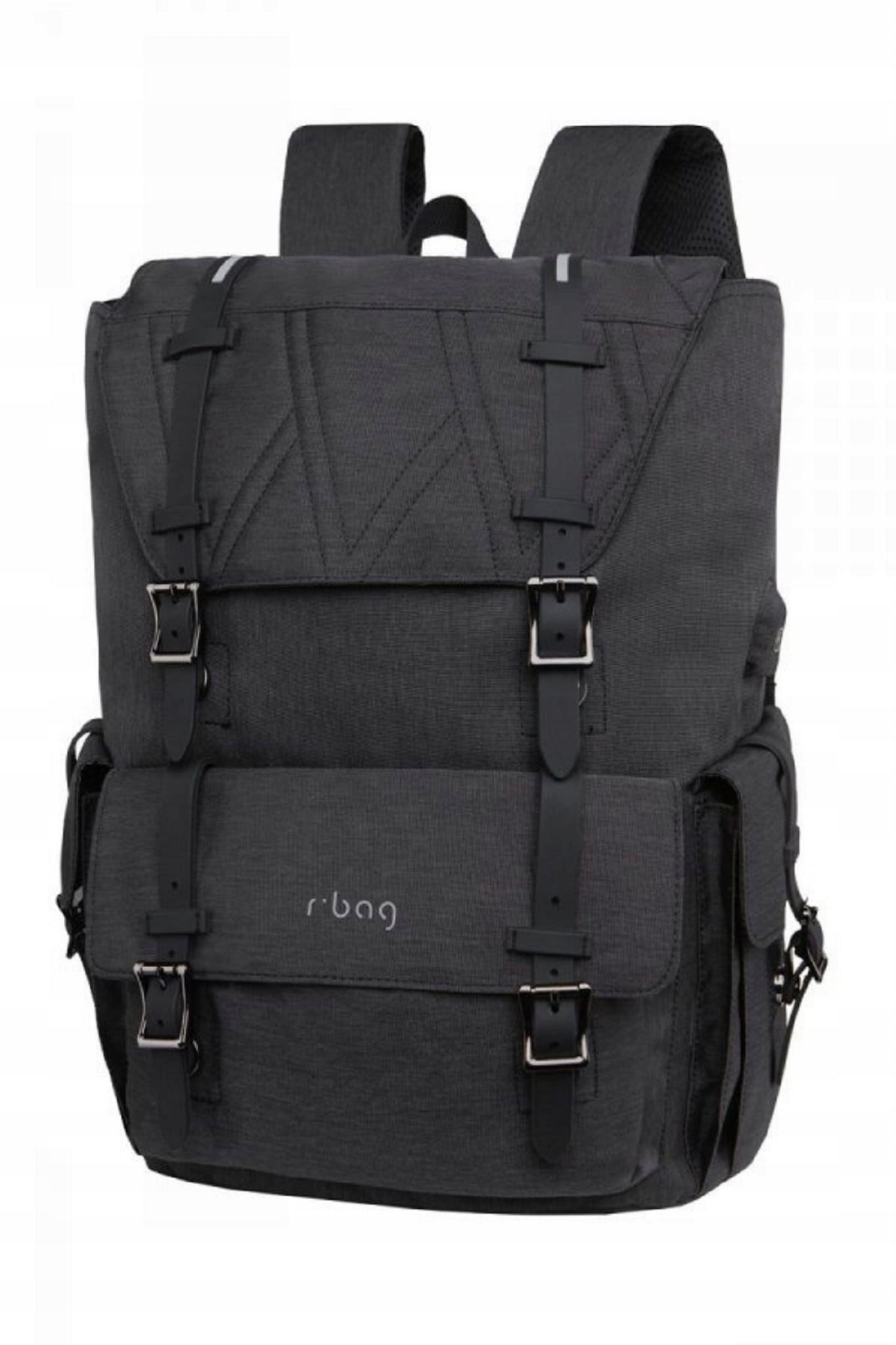Batoh R-Bag vrecko na notebook 13-15,6" pánsky do práce do kancelárie, čierny