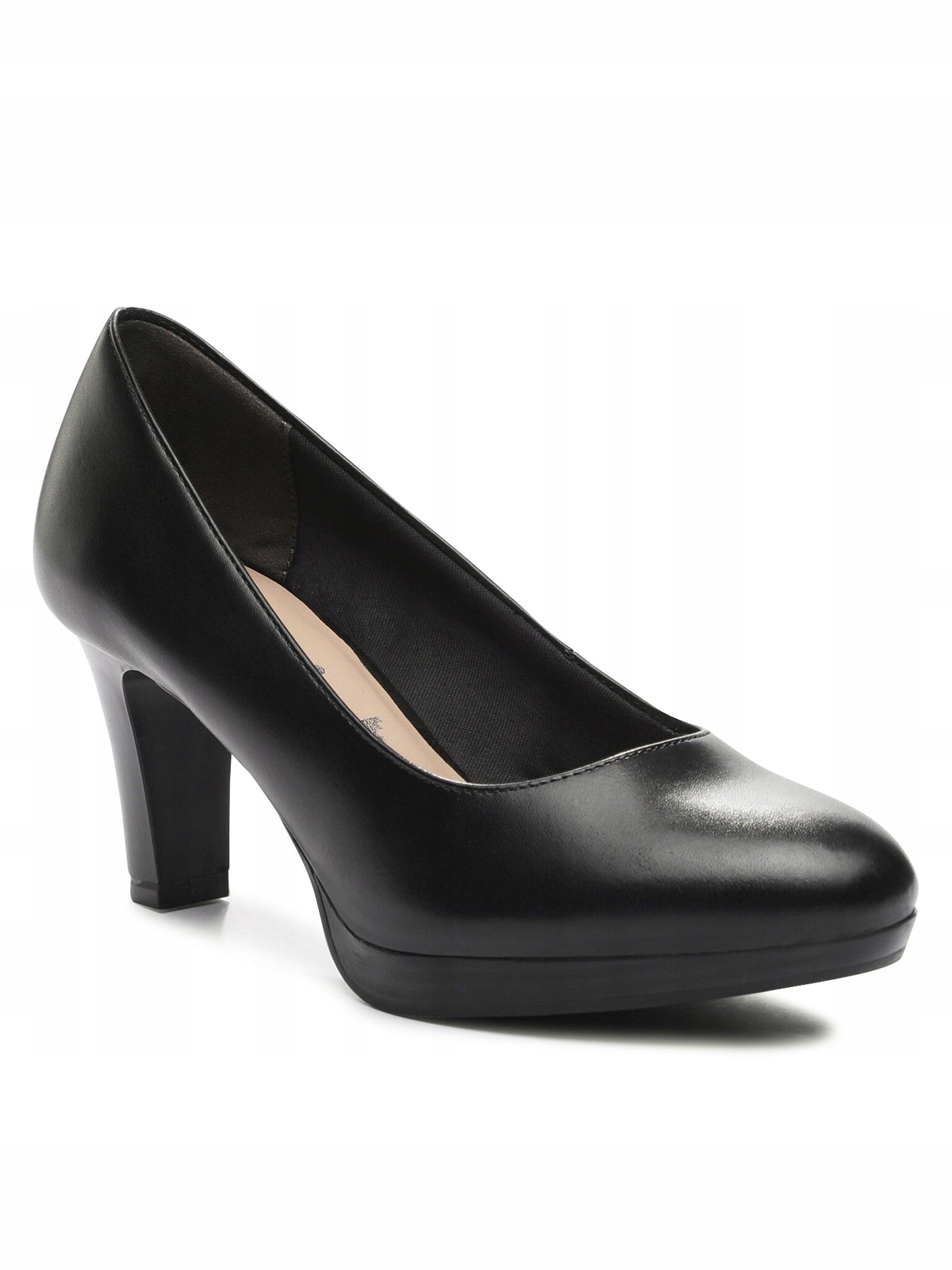 Tamaris 1-22410-41 černé kožené polobotky dámské Touch It R-41