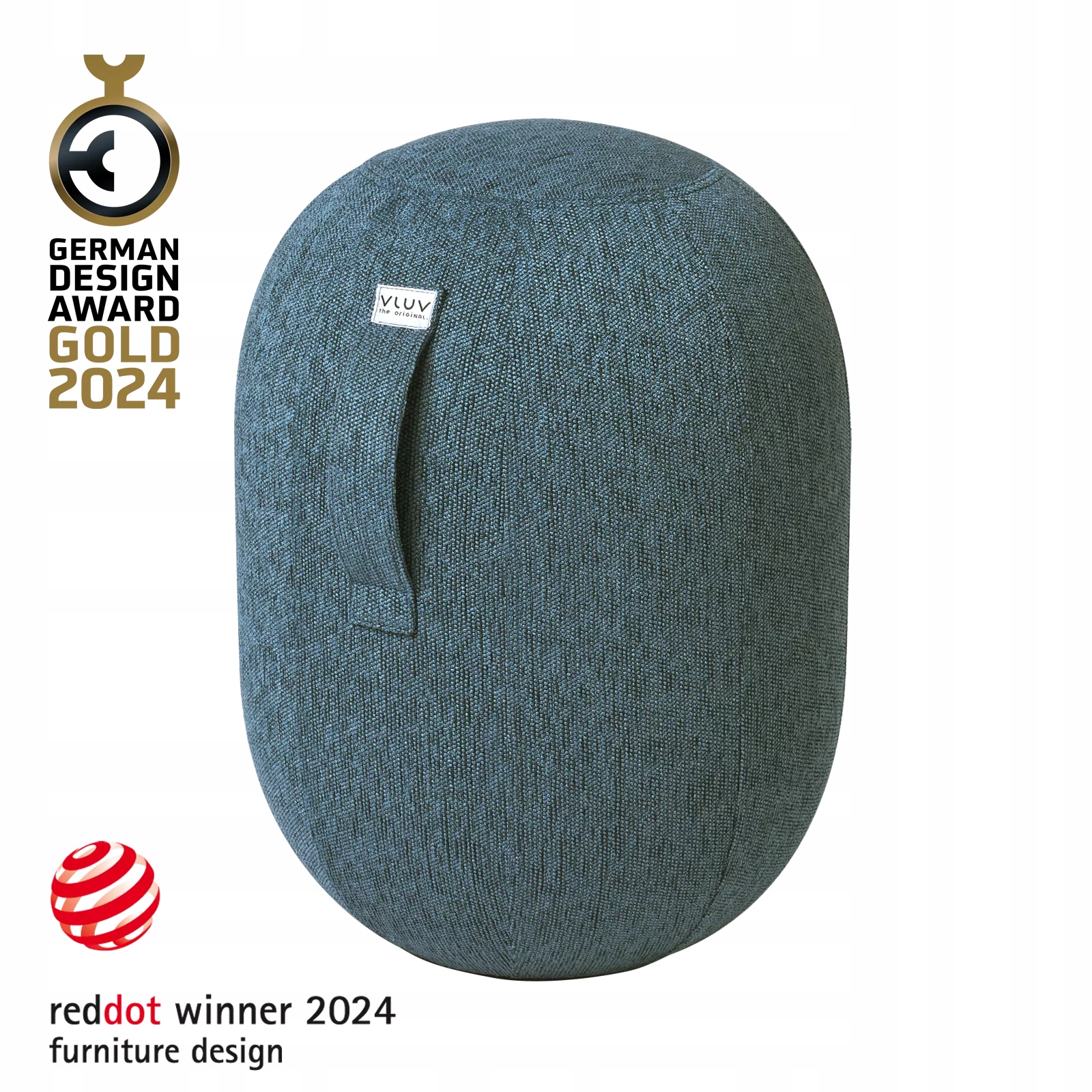 Balančná stolička Vluv Kapsul Stov L Petrol aktívne sedenie