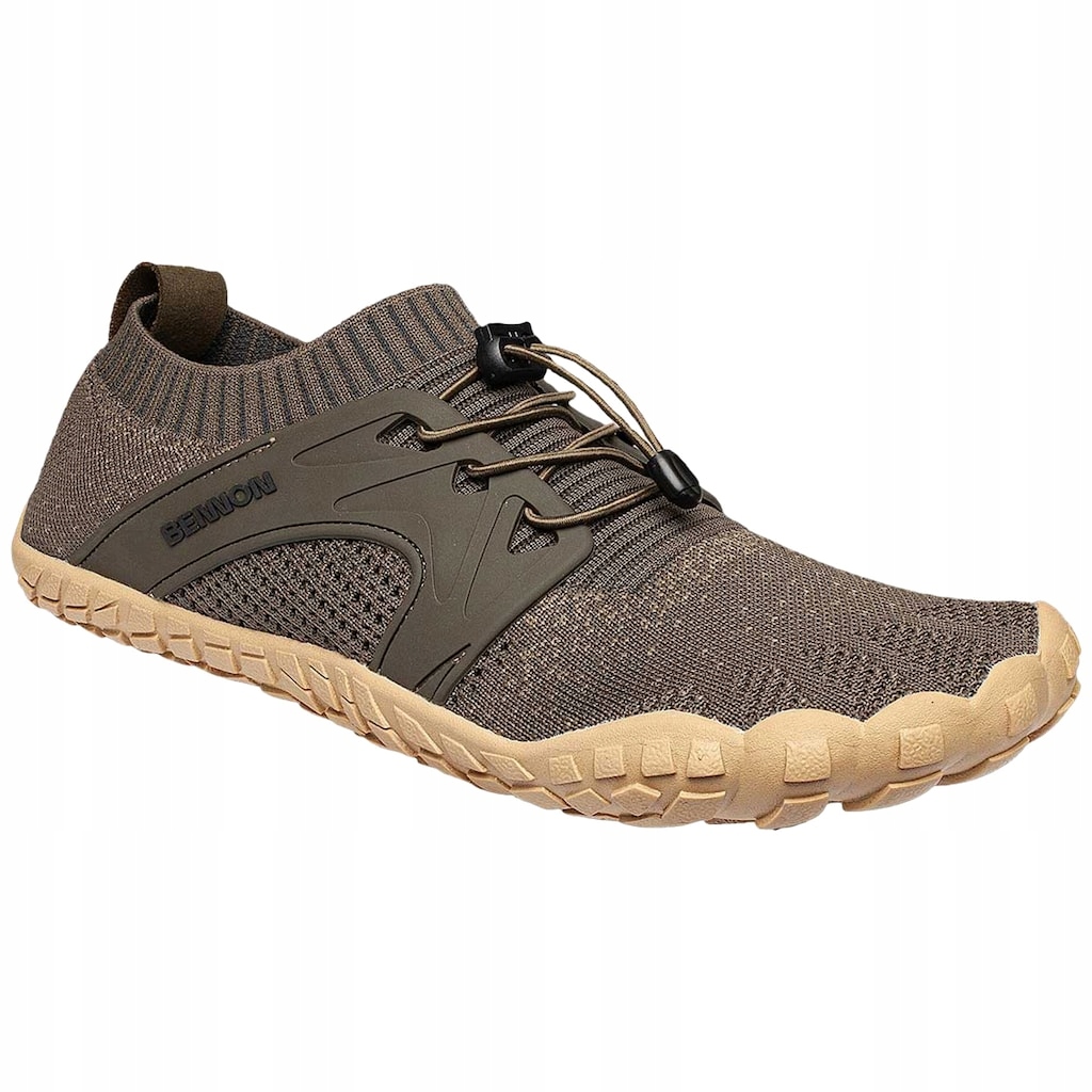 Trekové sportovní boty lehké a pohodlné Bennon Bosky Barefoot Khaki 43