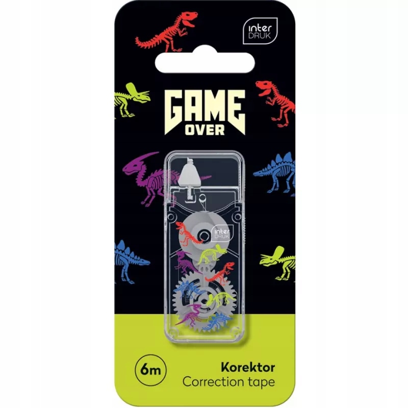 KOREKTOR W TAŚMIE GAME OVER INTERDRUK Marka Interdruk