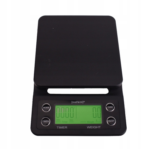 Waga kuchenna Joe Frex Joe Frex- waga z timerem czarny 0,5 kg