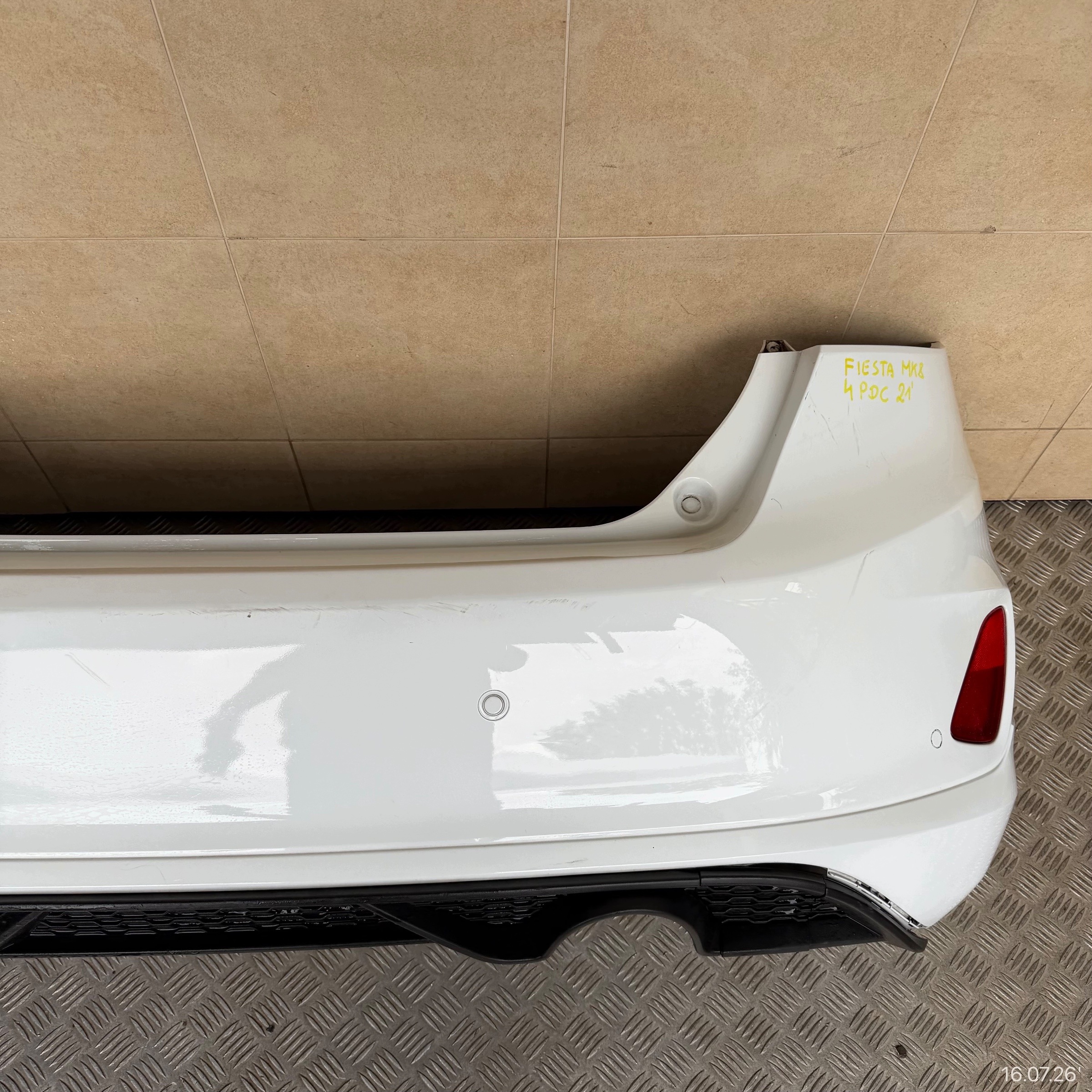 bumper rear complete FORD FIESTA MK8 2021 ROK