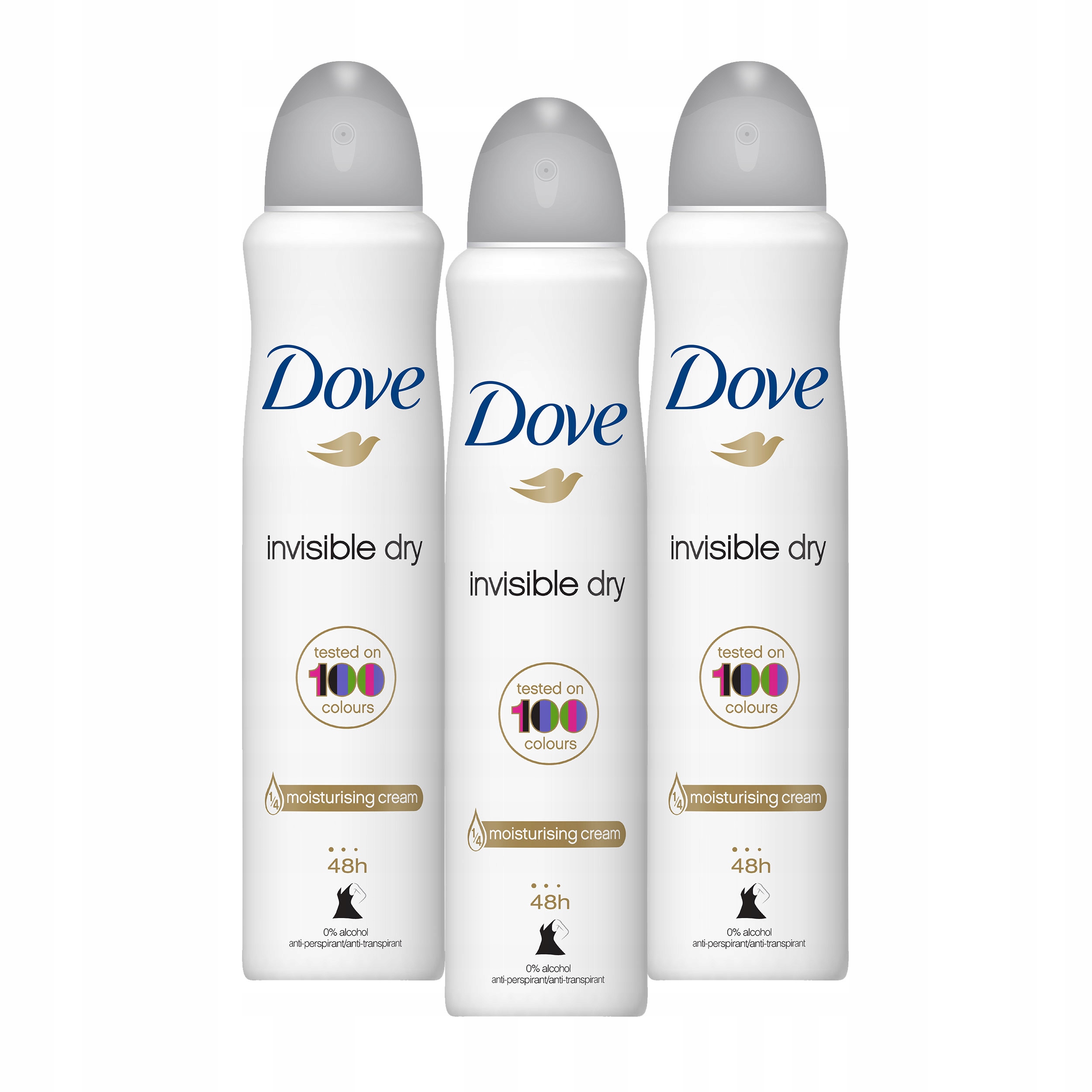 

Dove Invisible Dry Antyperspirant spray 3 x 250 ml
