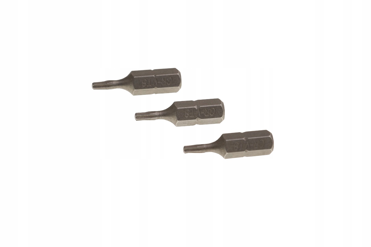 

Końcówki Torx T8 x 25 mm 3 sztuki Komplet Zestaw