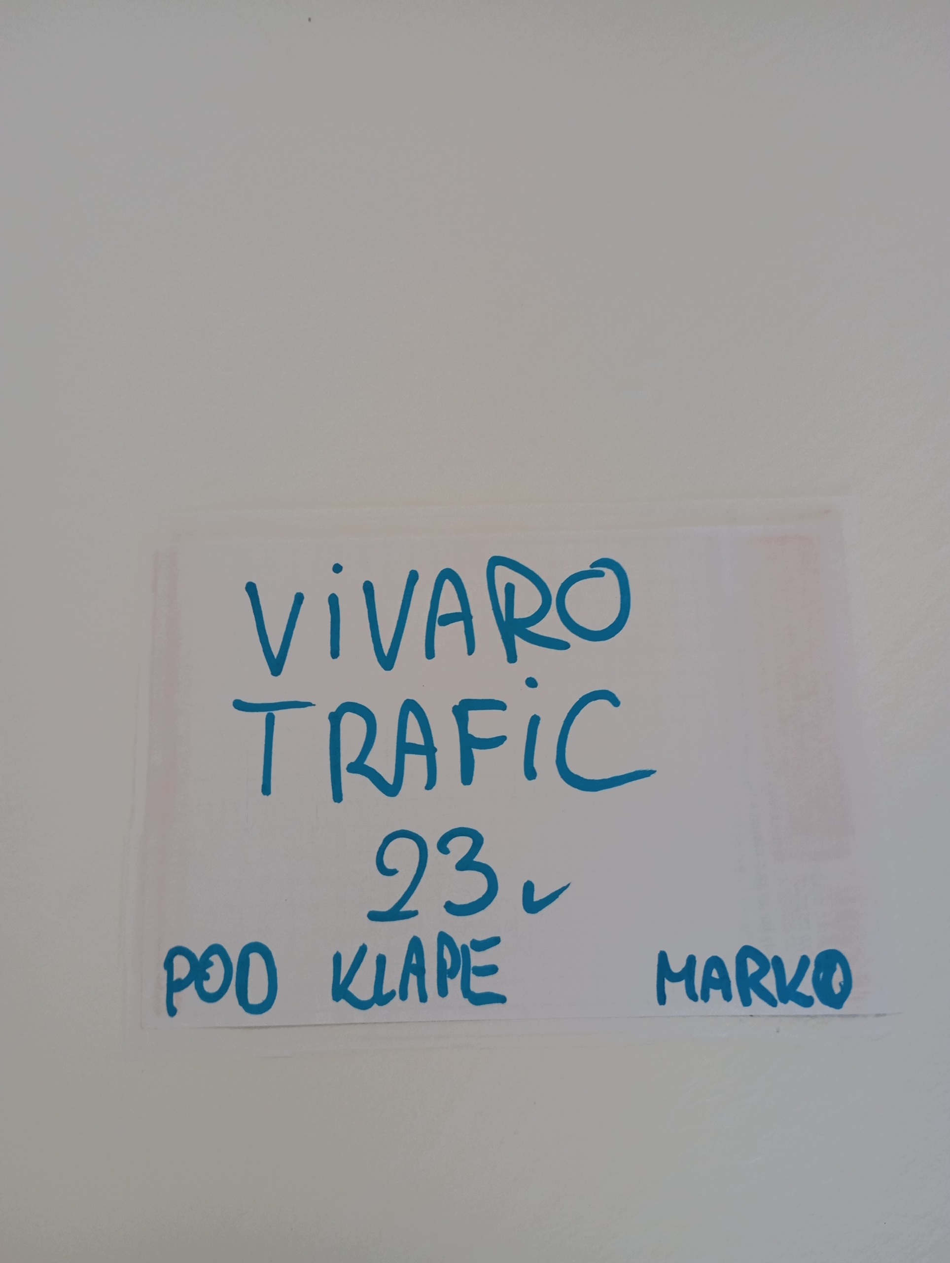 light rear part rear right RENAULT TRAFIC below KLAPE 265504656R