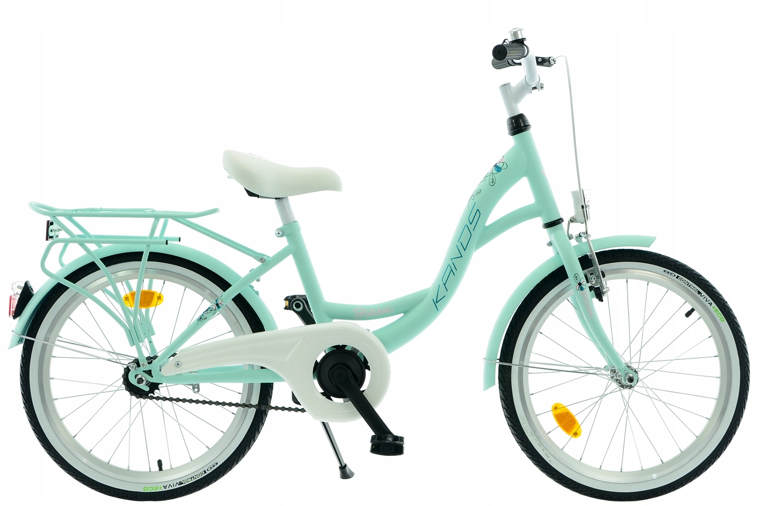 Rower Dziecięcy 20 Kands Diana miętowy mat R12 wzrost 120-139 cm 2025