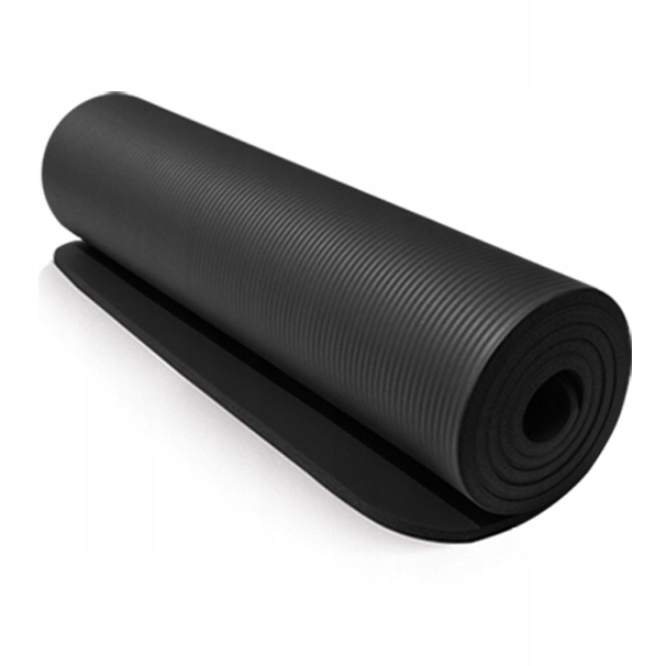 

Mata do ćwiczeń gruba 1cm Fitness Jogi Yoga Czarna