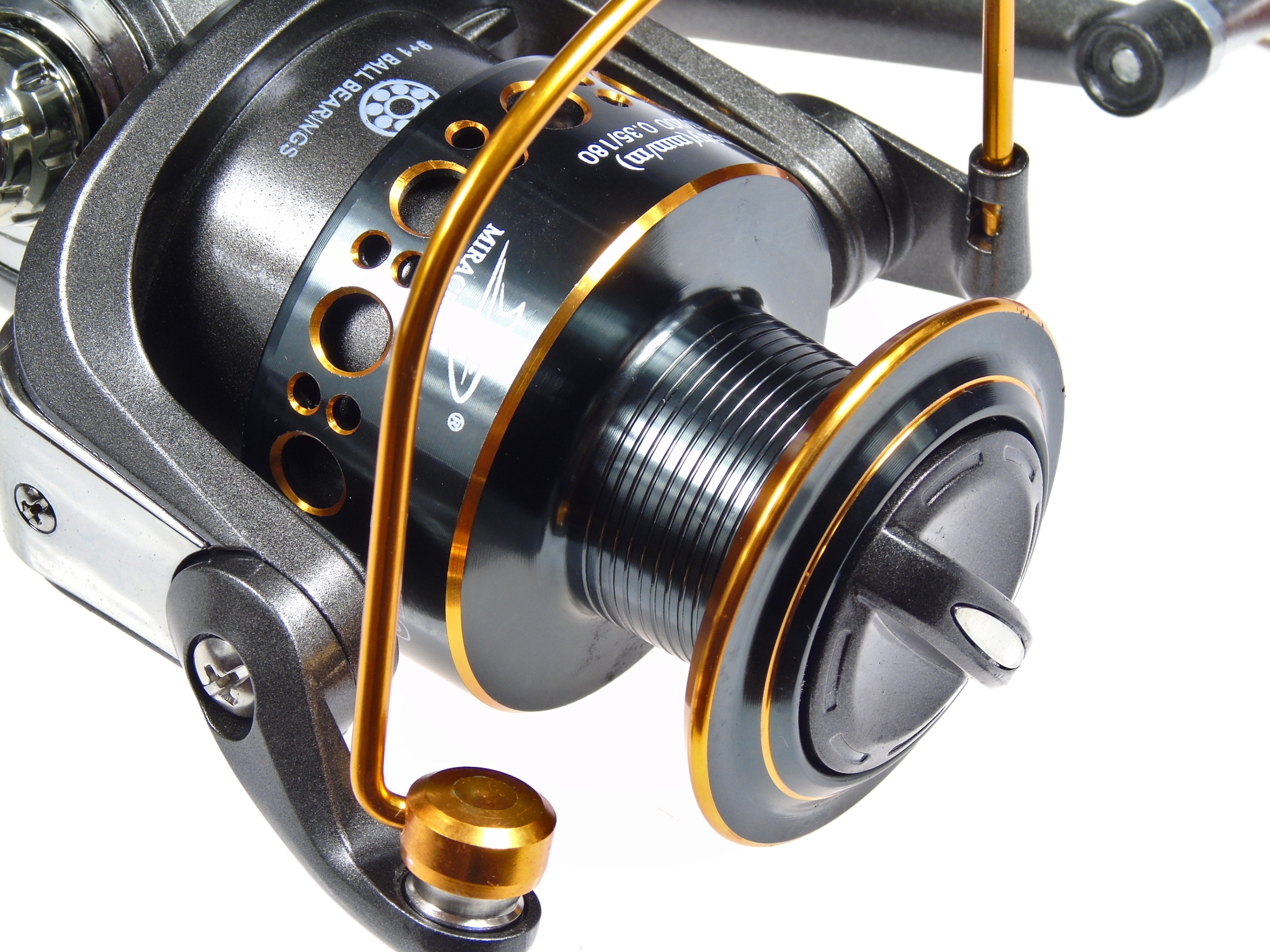 KOŁOWROTEK WOLNY BIEG GRUNT 5000 MG SILVER FEEDER KARP KARPIOWY Model Carp 5000 SILVER STEEL SEERIES