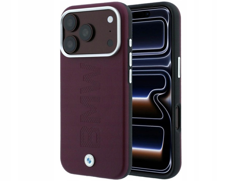 Etui Bmw Sign Inclined Deboss Letters MagSafe do Apple iPhone 17 Pro/18 Pro