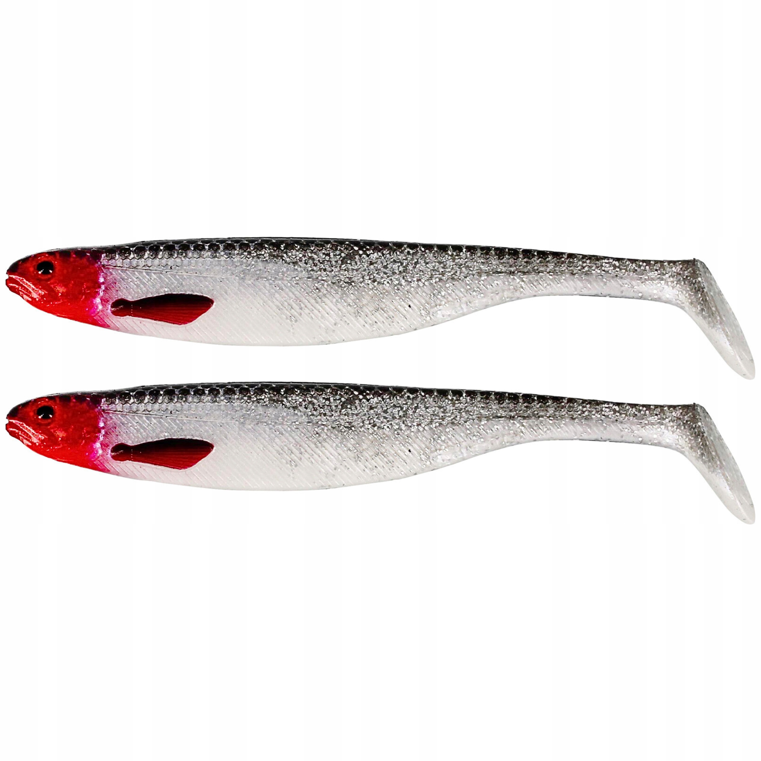 Gumy Przynęty na Szczupaka Westin Shad Teez Slim 12cm Zestaw 2szt Redlight