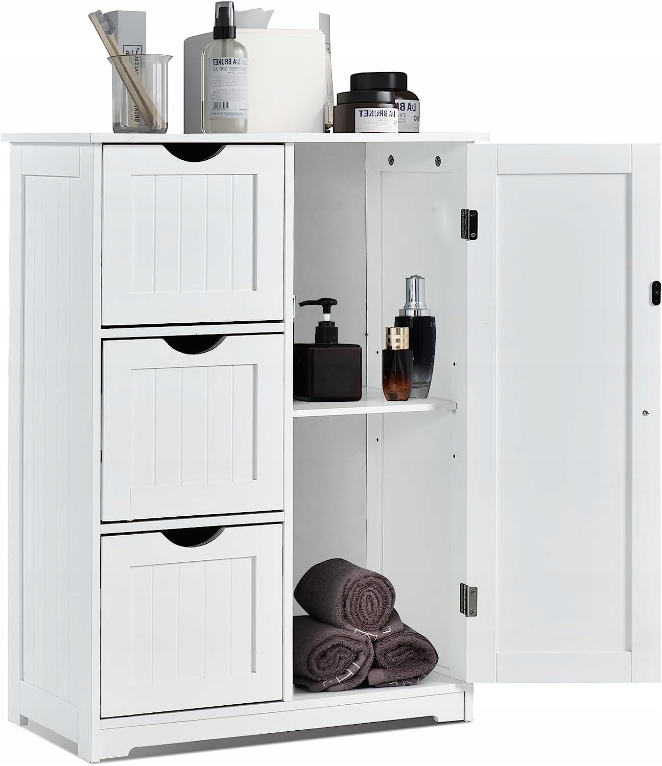 Szafka łazienkowa z szufladami 60*30*81cm (biała)