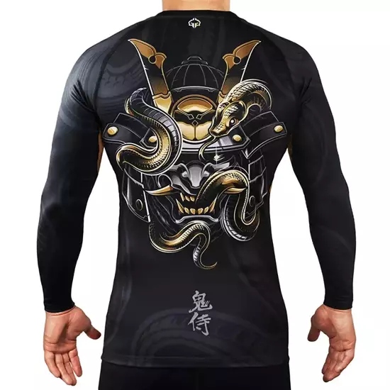Ground Game Rashguard "Oni Samurai" Długi Rękaw M