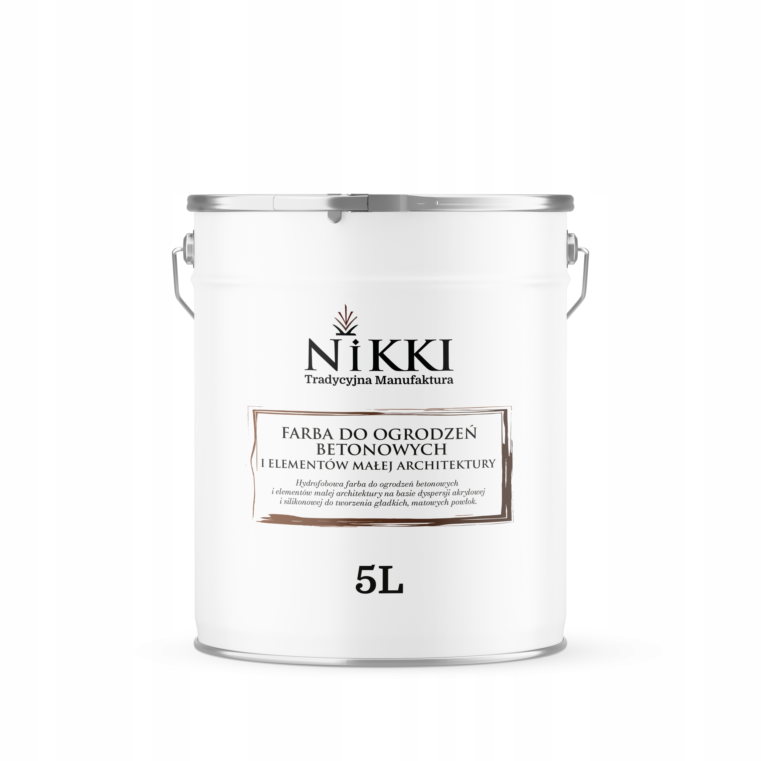 Farba na betónové ploty čierna 5L Farba na výber Trvalá Uv