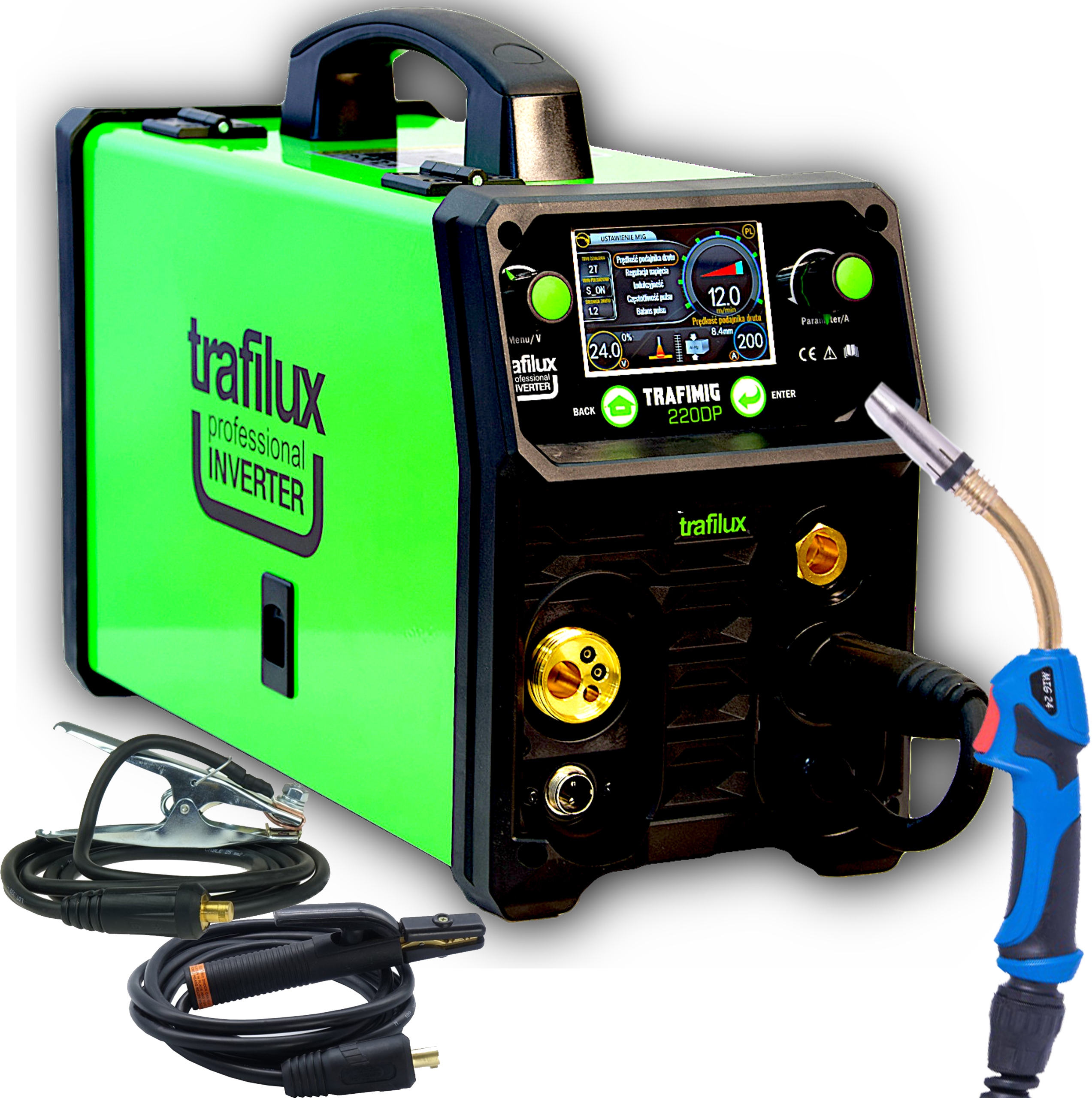 Spawarka Migomat dual puls Trafilux 220 synergia 200A 230V