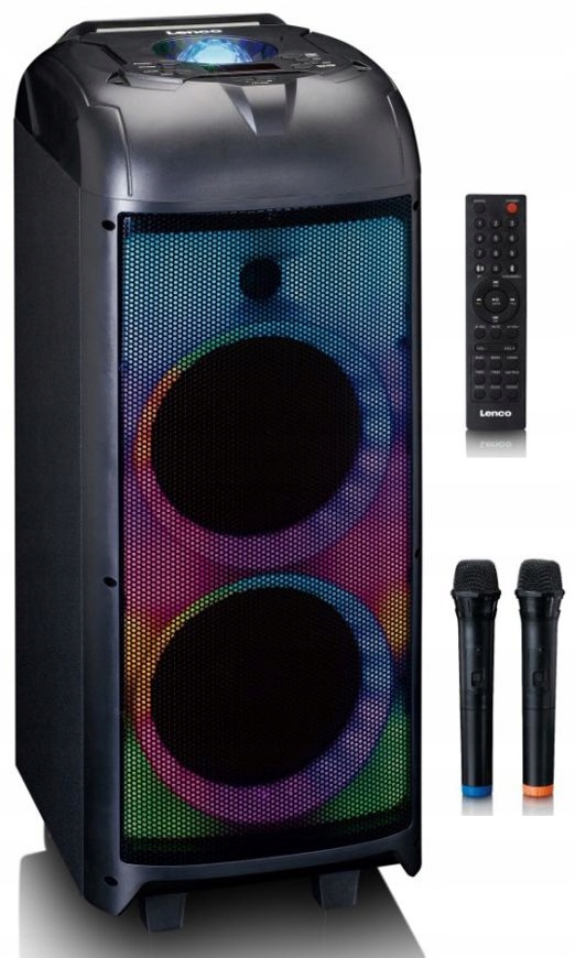 Reproduktor Müller ML-PA-BT-03-BK Aux Bluetooth Usb Karaoke 150W Světelné Efekty