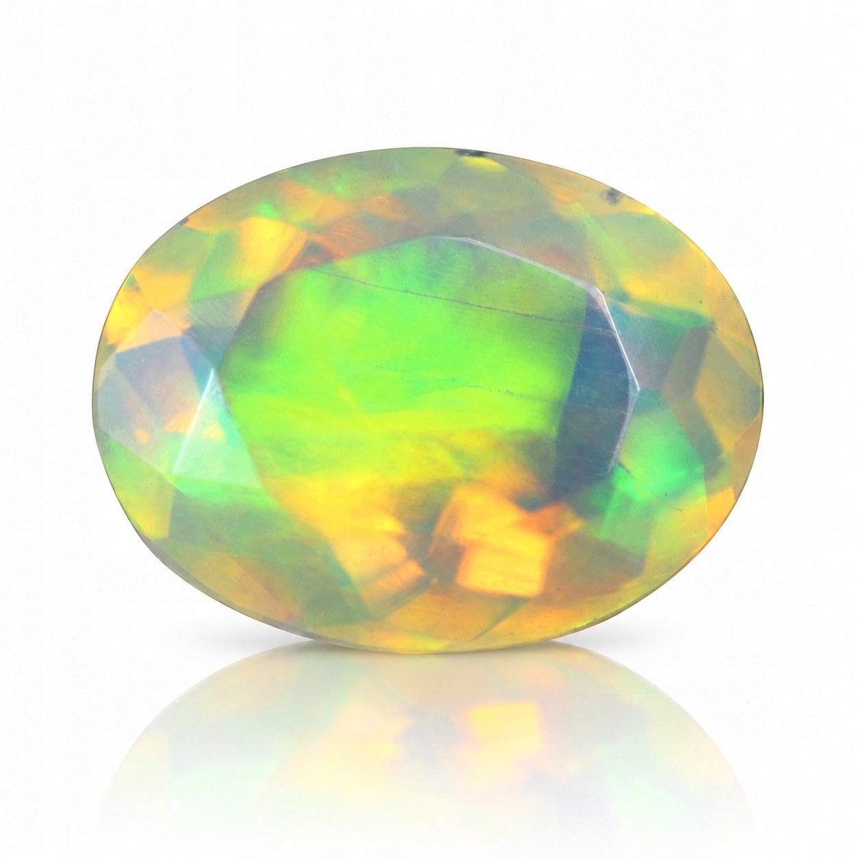 Přírodní opál 1.10 ct Ovál Etiopie certifikát Wbd