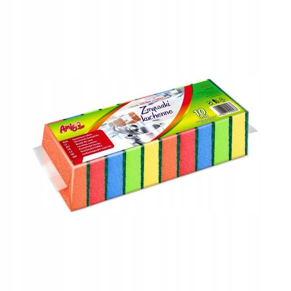 

Zmywak Kuchenny Gąbka Do Mycia Naczyń 10 Szt. Amig