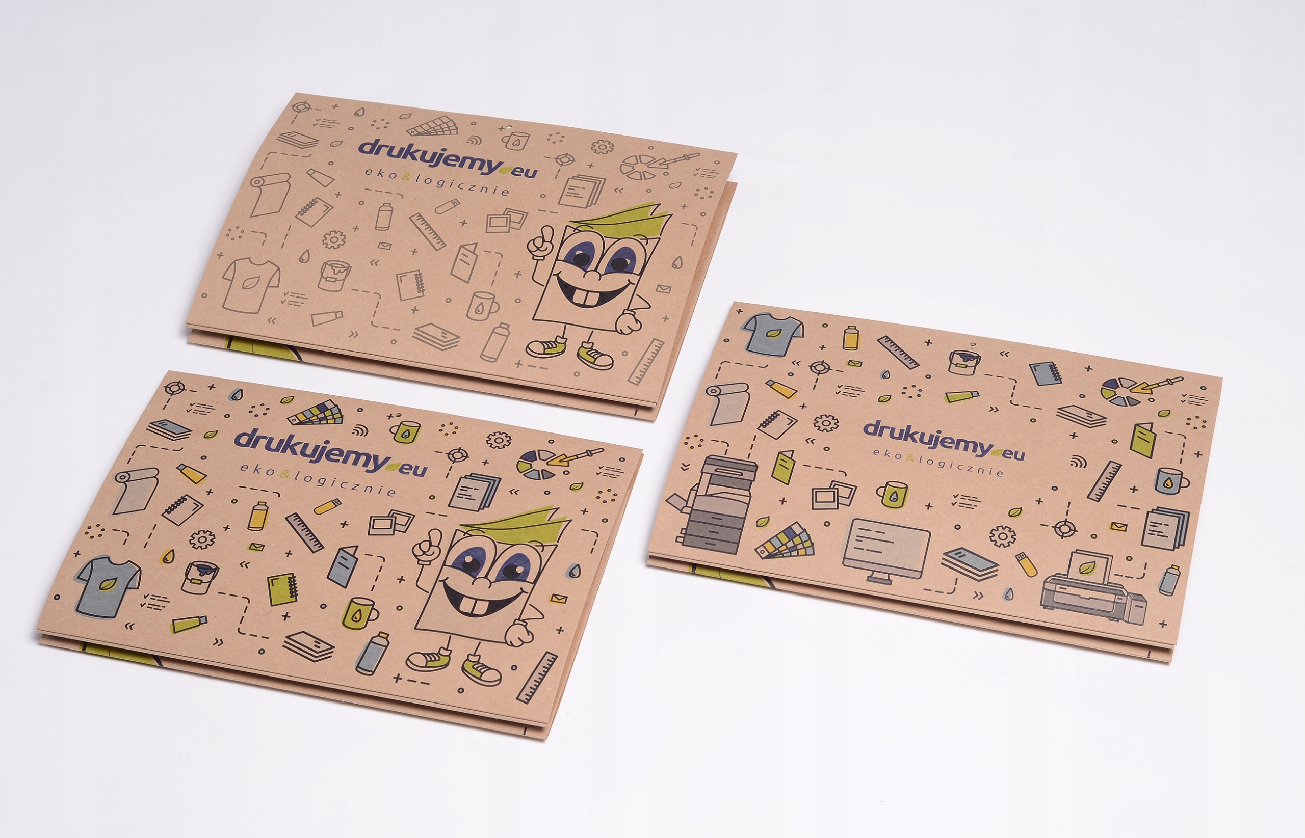 KALENDARZ trójdzielny EKO-logiczny jakość premium Kalendarz na rok 2023