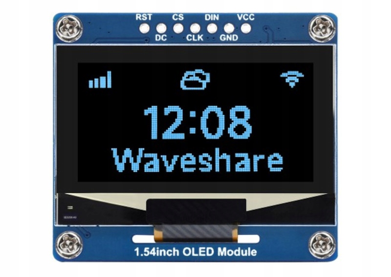 Wyświetlacz OLED 1.54 inch niebieski Display Module, 128×64 , SPI / I2C