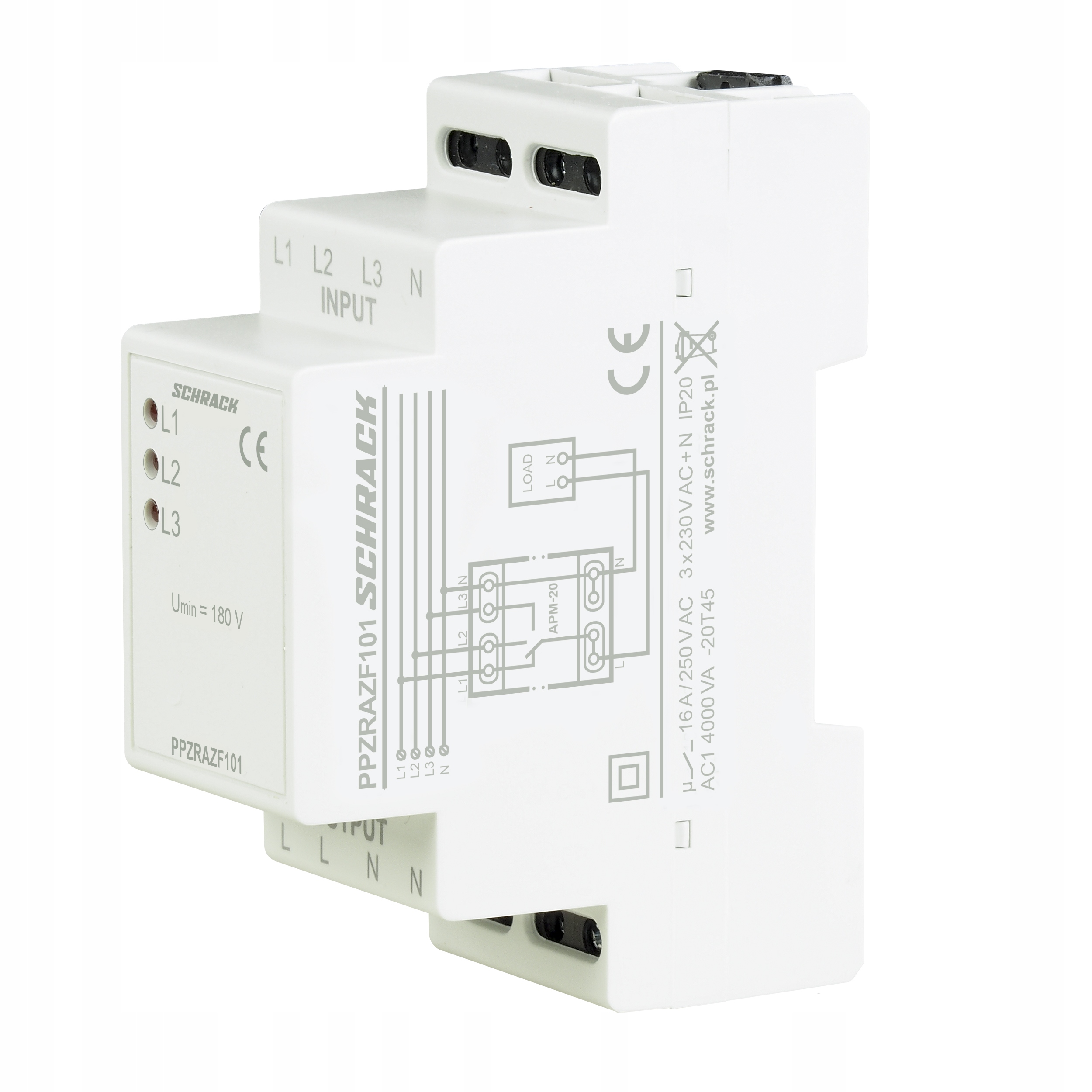Schrack Automatyczny przełącznik faz PPZRAZF101