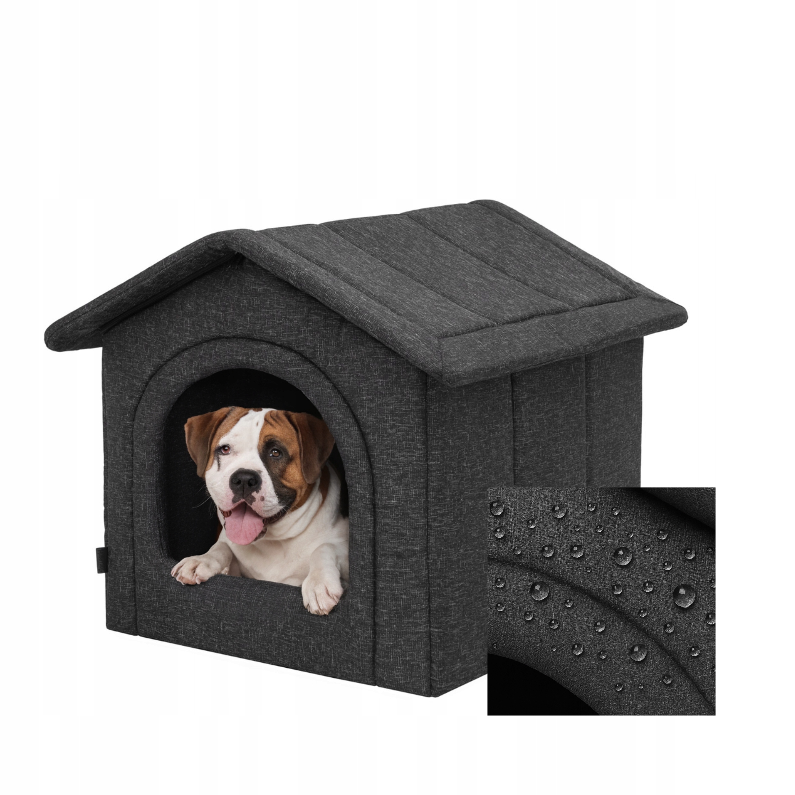 Bouda pro psa – Bouda pelíšek pro psa, Domeček Zateplený, pelíšek 72x76x74 cm