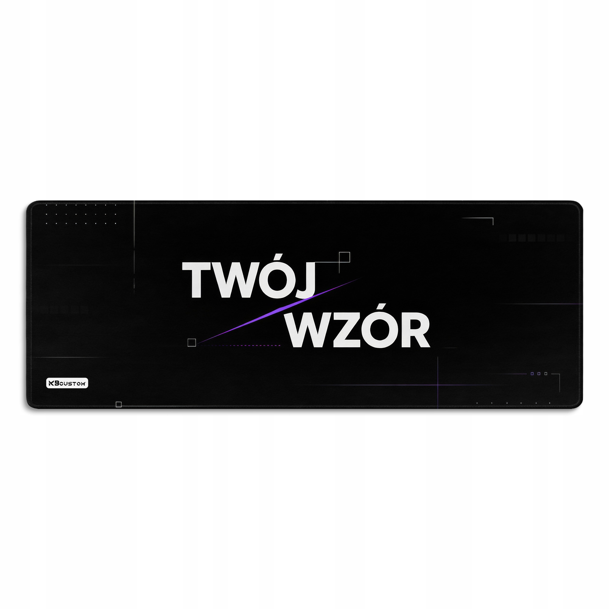 Duża Podkładka Mata Pod Myszkę Mysz Twój Wzór 80x30cm 4mm-Grubość KBcustom