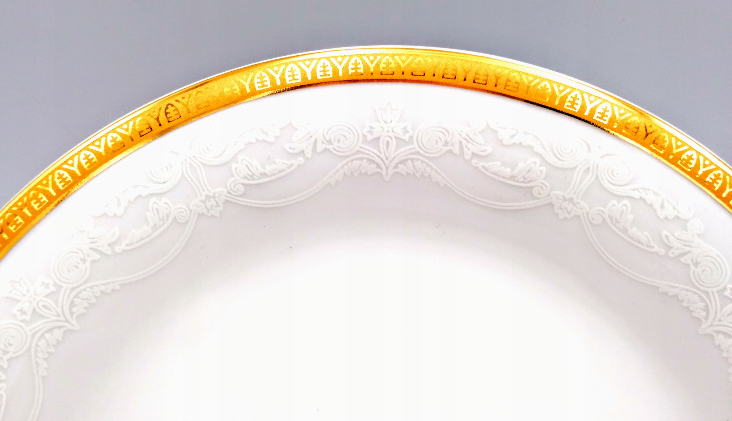 SPODEK DO KUBKA 17CM PORCELANA ANTONIO GOLD Marka Bogucice