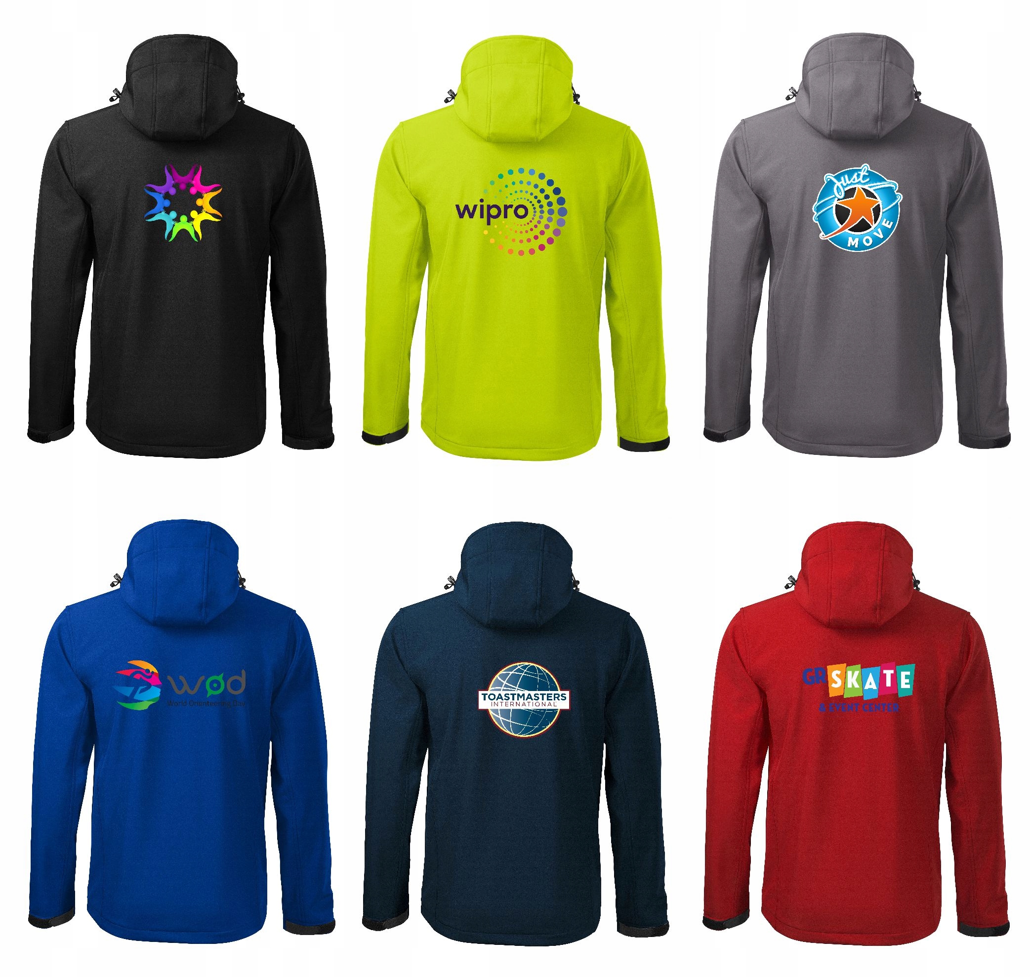 Kurtka SOFTSHELL z logo firmy nadruk FULL KOLOR Waga produktu z opakowaniem jednostkowym 1 kg