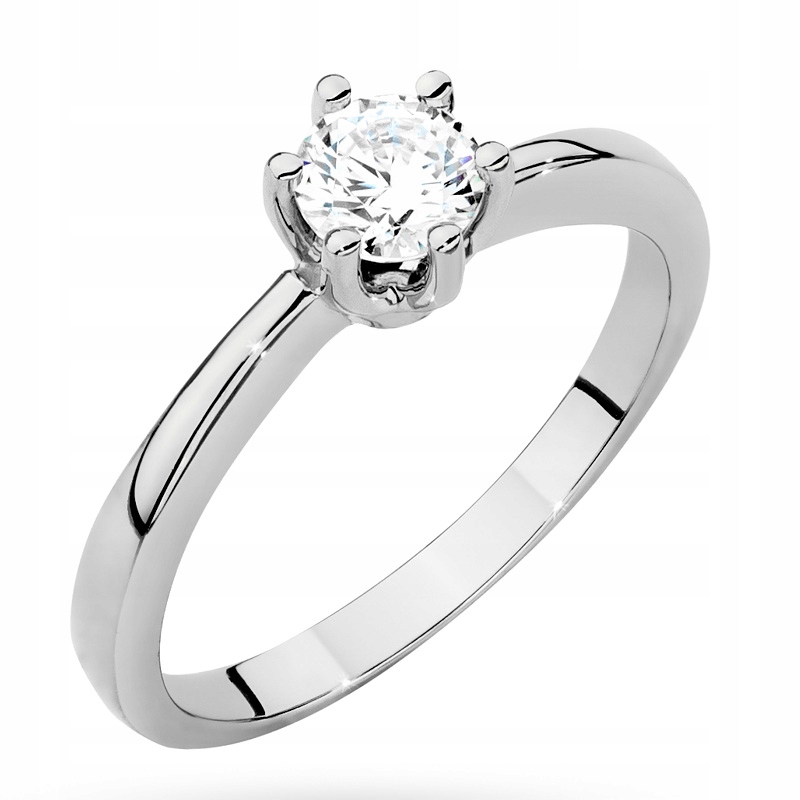 Krásný Zlatý Prstýnek 585 s Briliantem 0,40 ct