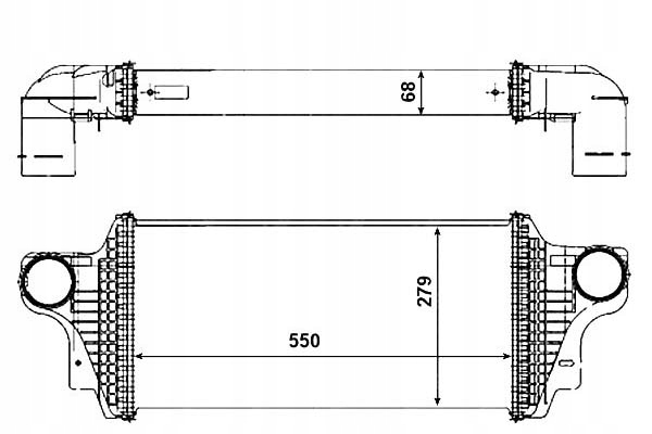 NRF INTERCOOLER GL 06- 420CDI 320CDI 450CDI, ML 06