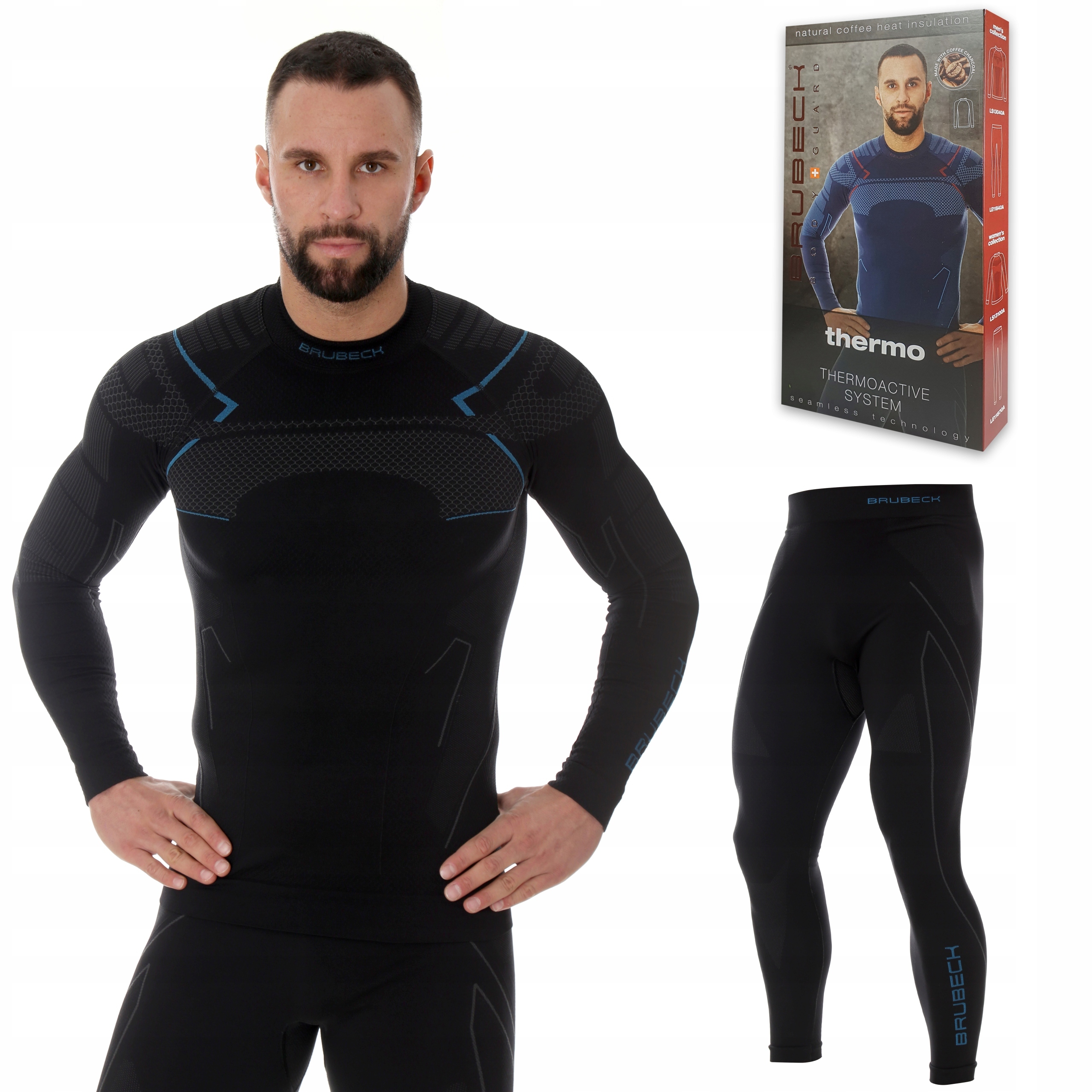 Termoaktivní spodní prádlo Komplet Brubeck LS13040A XXL