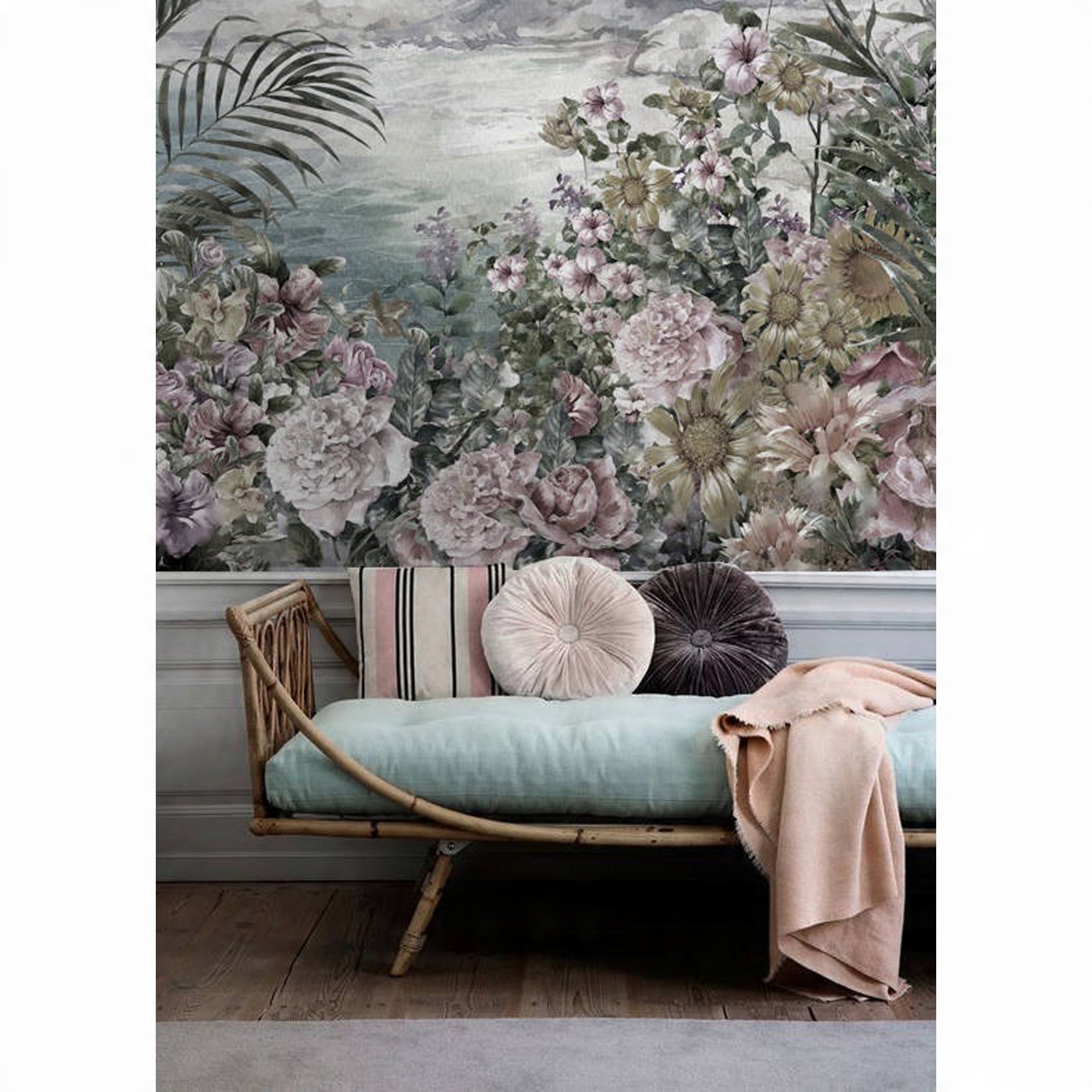 

Tapeta ścienna Akwarelowa malowana łąka 208x146 cm