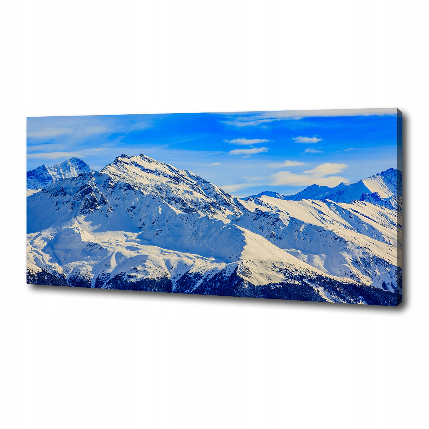 

Foto obraz canvas na ścianę Alpy zimą 125x50 cm