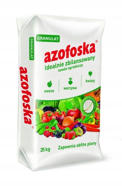 

Nawóz ogrodniczy Azofoska granulat worek 25 kg
