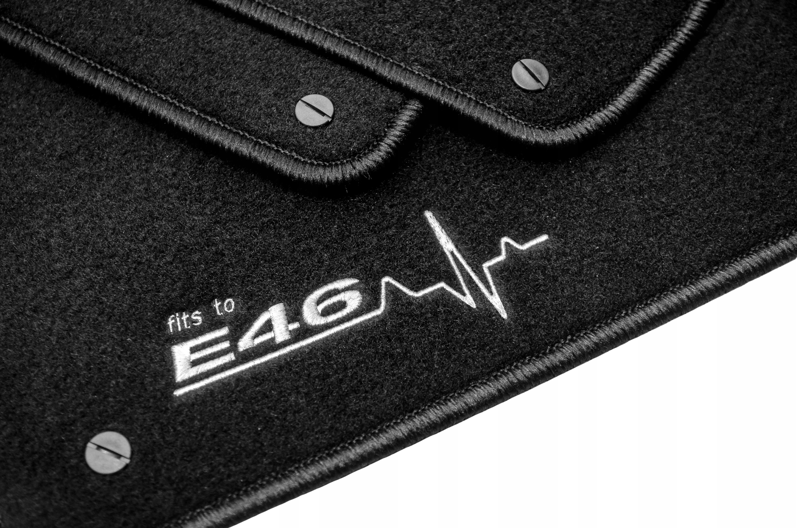

Dywaniki welurowe do Bmw 3 E46 1998-2005 Haft