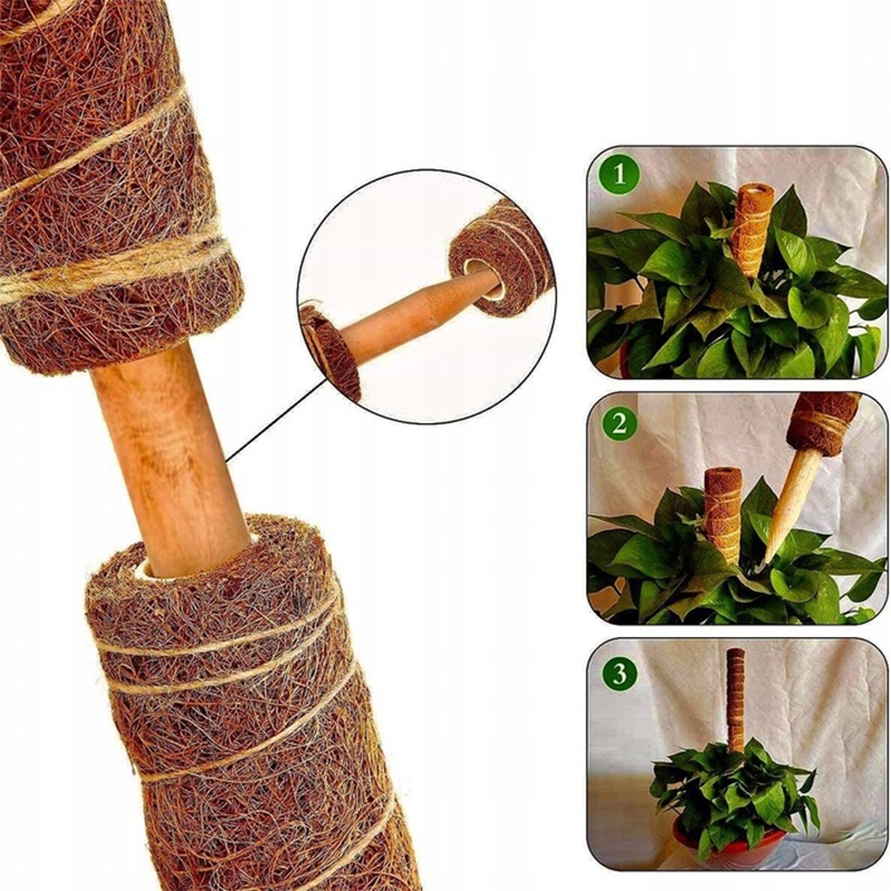 PODPORA PALIK KOKOSOWY DO PNĄCZY DO MONSTERY 4SZT Marka bez marki