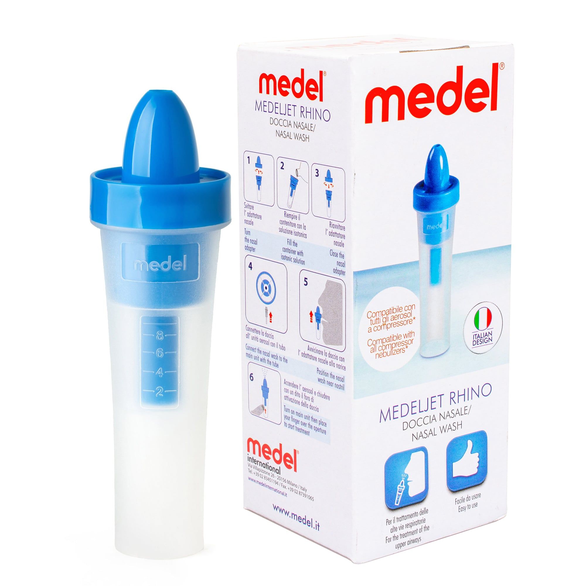 

Nebulizator Oczyszczacz Nosa Zatok Medel Jet Rhino