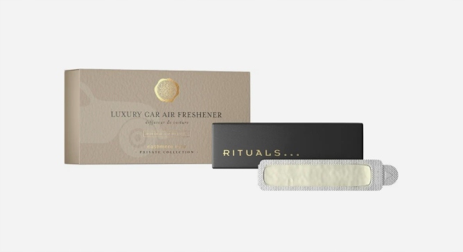Rituals Zapach do Samochodu cashmere rose , 2x3g drewniane etui