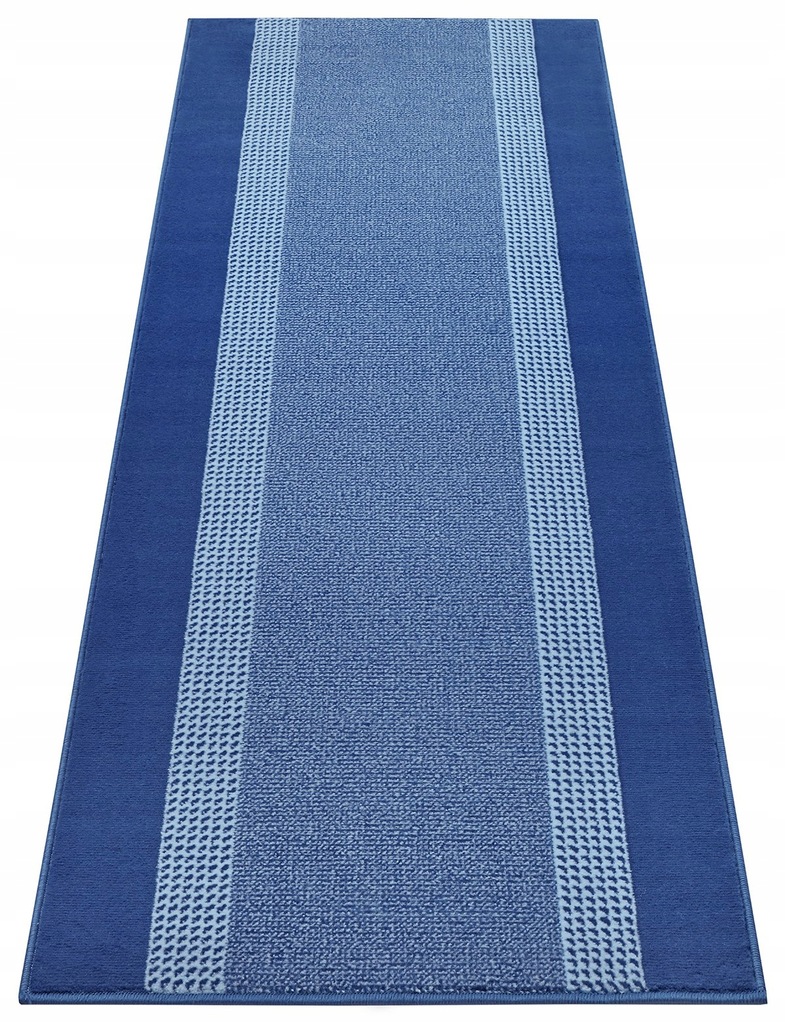 Koberec Běhoun 80x300 cm do chodby-předsíně moderní modrý