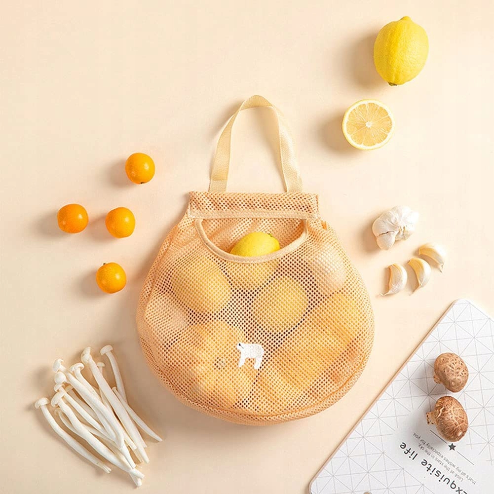 EKO SIATKA NA ZAKUPY OWOCE WARZYWA TORBA WOREK Marka inna