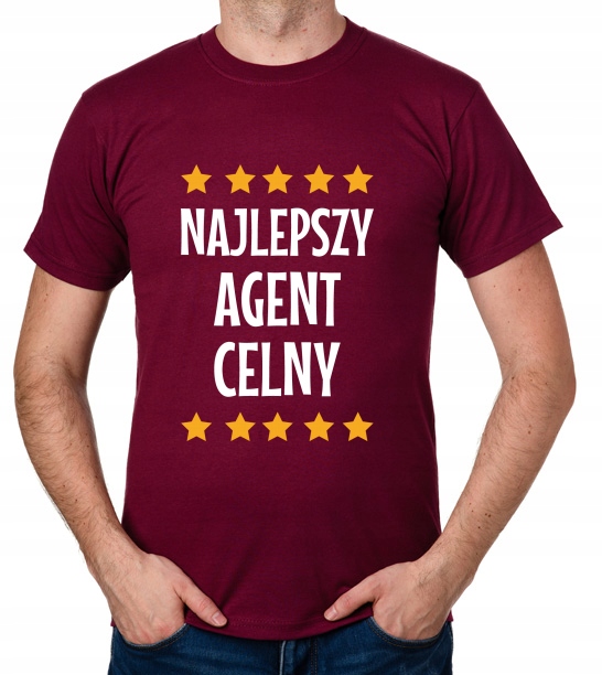 

koszulka Najlepszy Agent Celny prezent